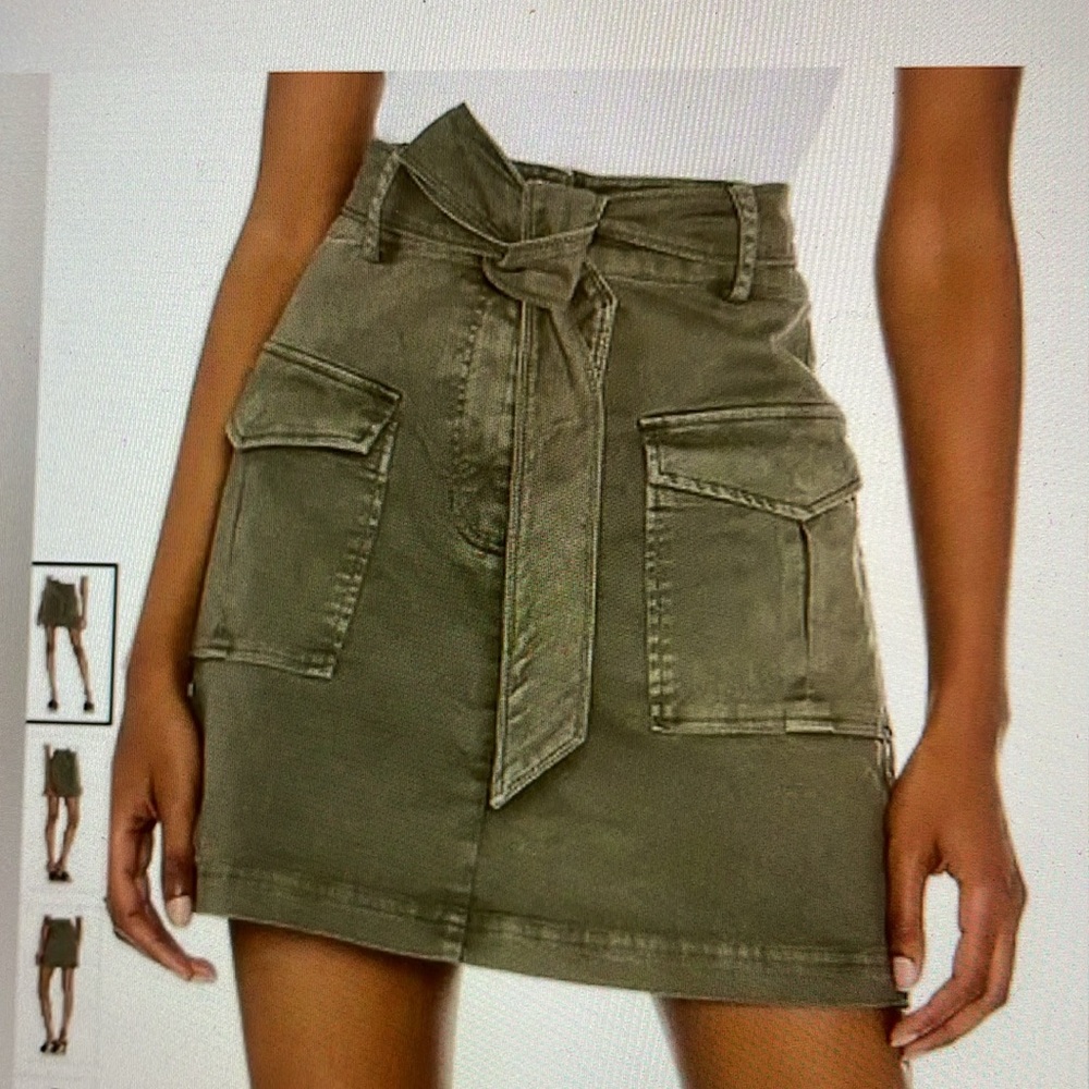 Rails Nola skirt in military green sz M